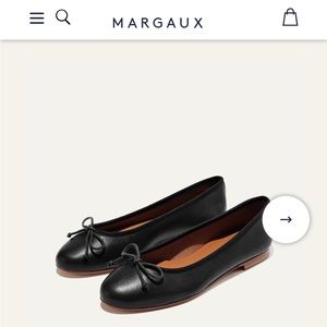 Margaux black Demi ballet flats size 38/7.5